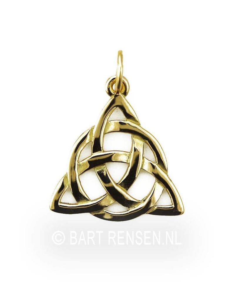 Triquetra pendant - 14ct gold