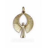 Angel pendant - 14 crt gold