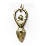 Mother Earth pendant - 14 carat gold