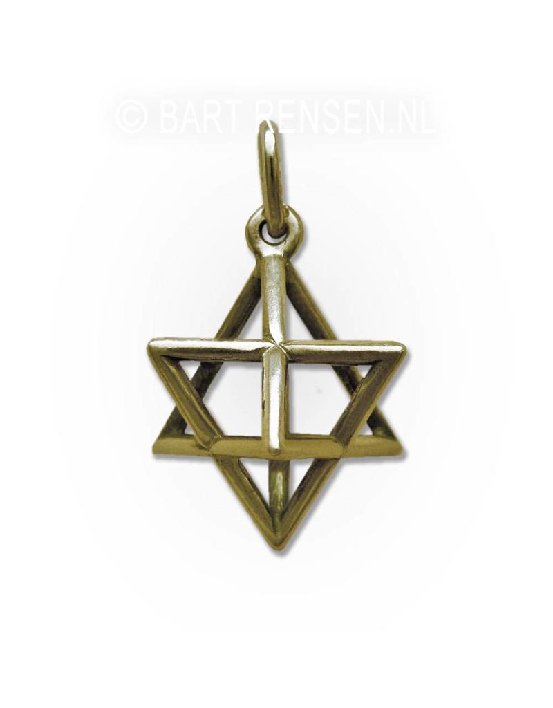 Merkaba hanger - 14 krt goud