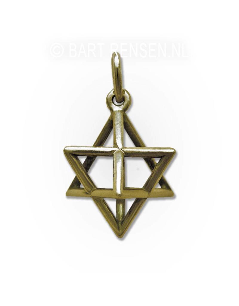 Merkaba pendant - 14 carat gold