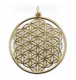 Flower of Life pendant - 14ct gold