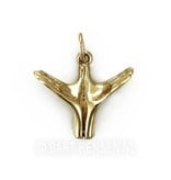 Let Go pendant - 14 crt gold