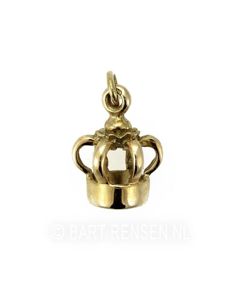 Crown pendant - 14 crt gold