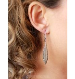 Feather Earrings - sterling silver