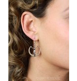 Goddess earrings - sterling silver