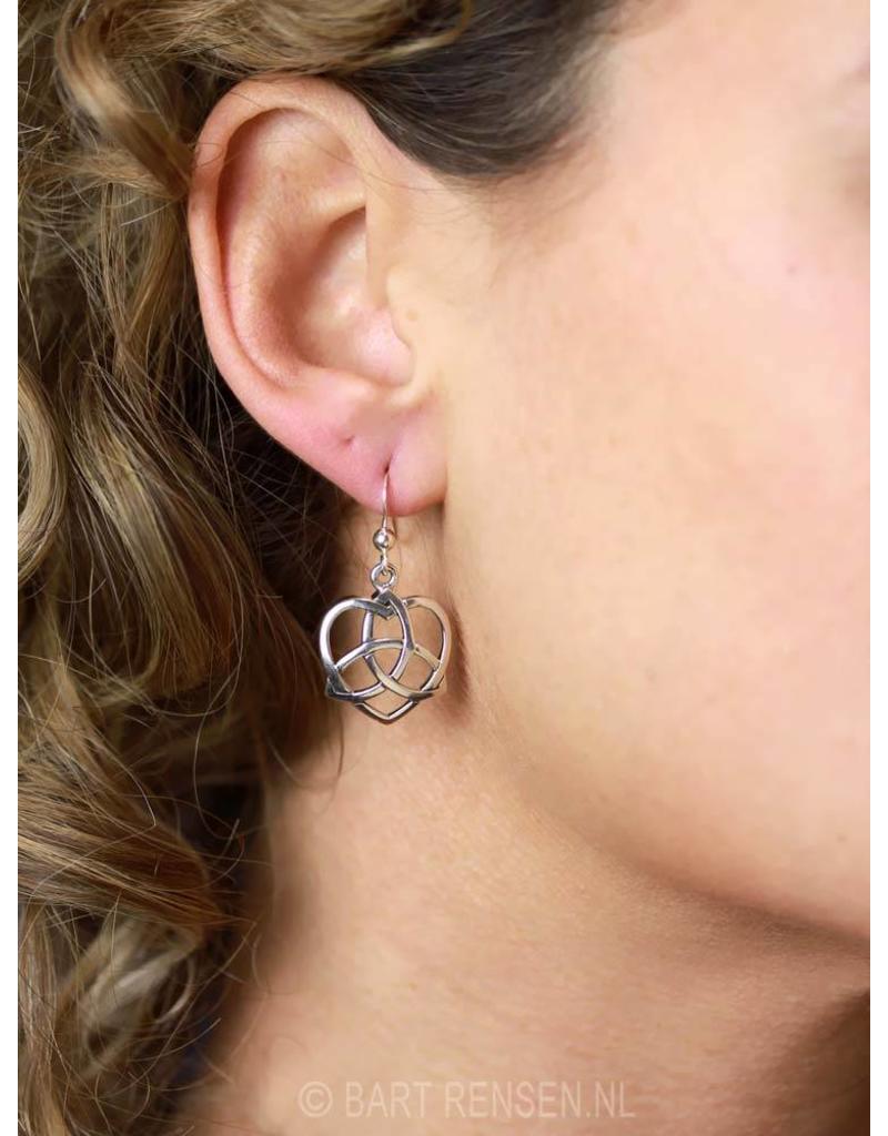 Triquetra Oorhangers - echt zilver