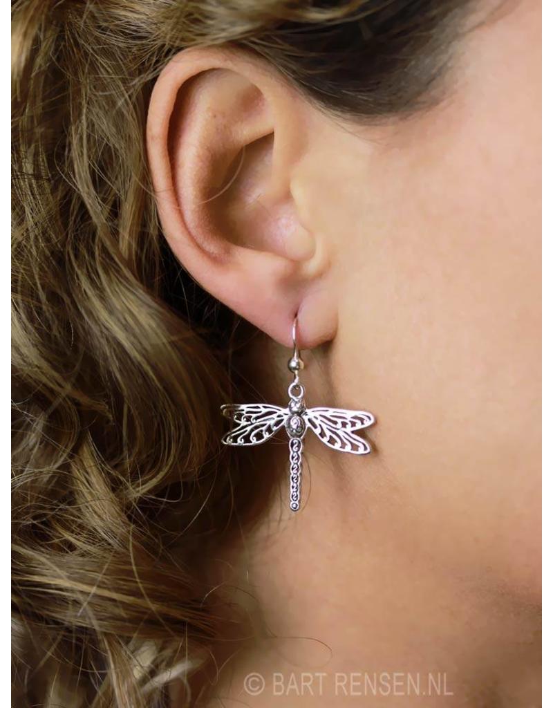 Dragonfly Earrings - sterling silver