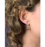 Ball earrings  -  sterling silver