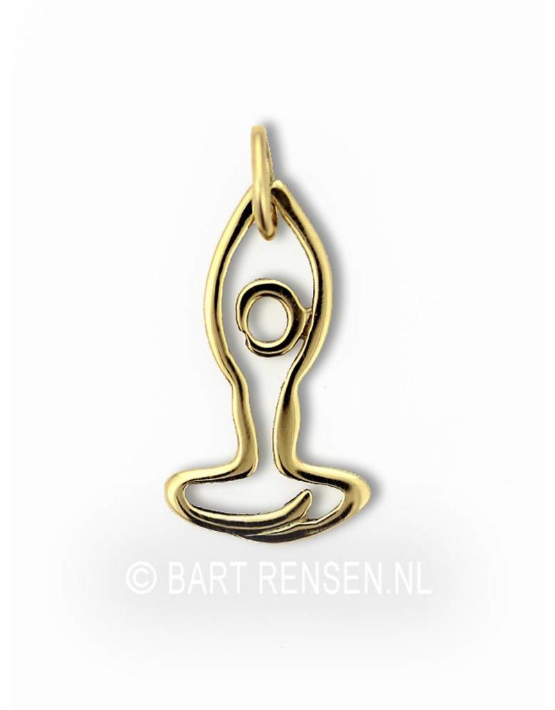 Yoga hanger - 14 krt goud