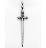 Sword pendant - sterling silver