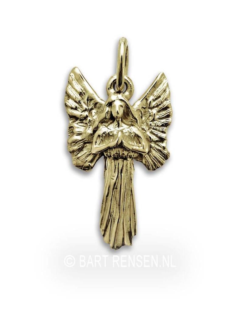 Angel pendant - 14 crt gold