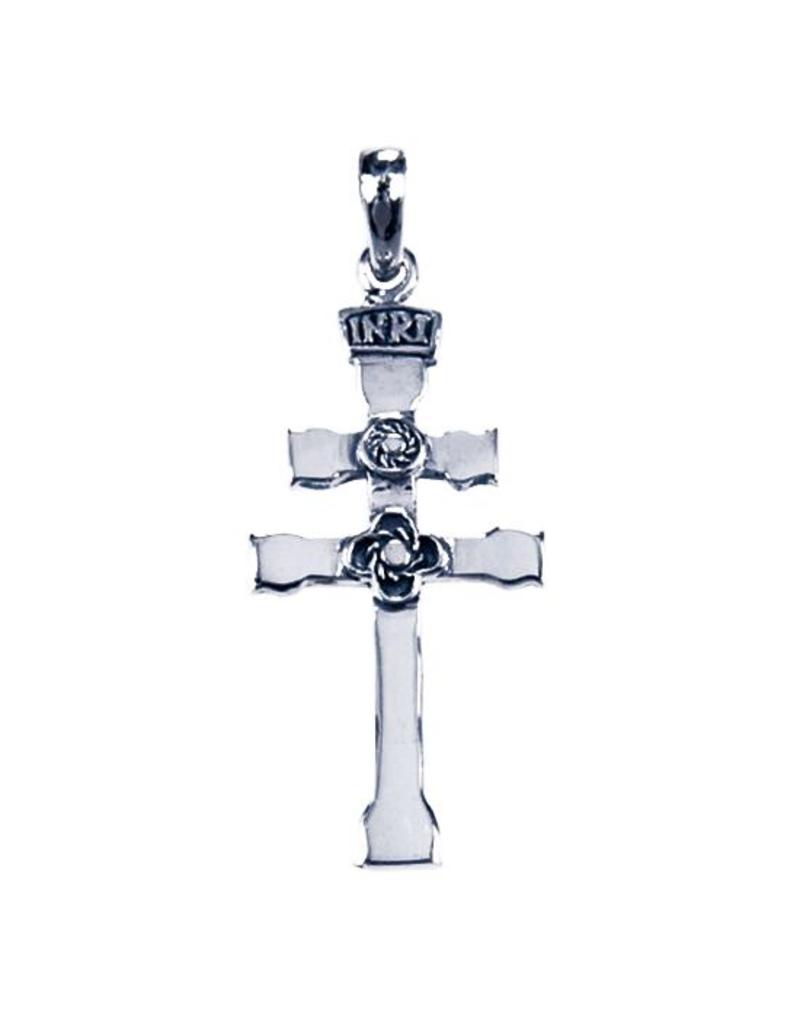 Orthodox Cross pendant - sterling silver