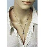 Sword pendant - sterling silver