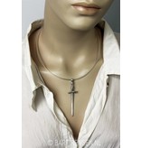 Sword pendant - sterling silver
