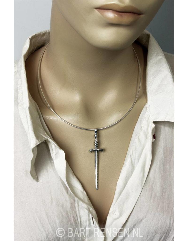 Zwaard hanger - echt zilver