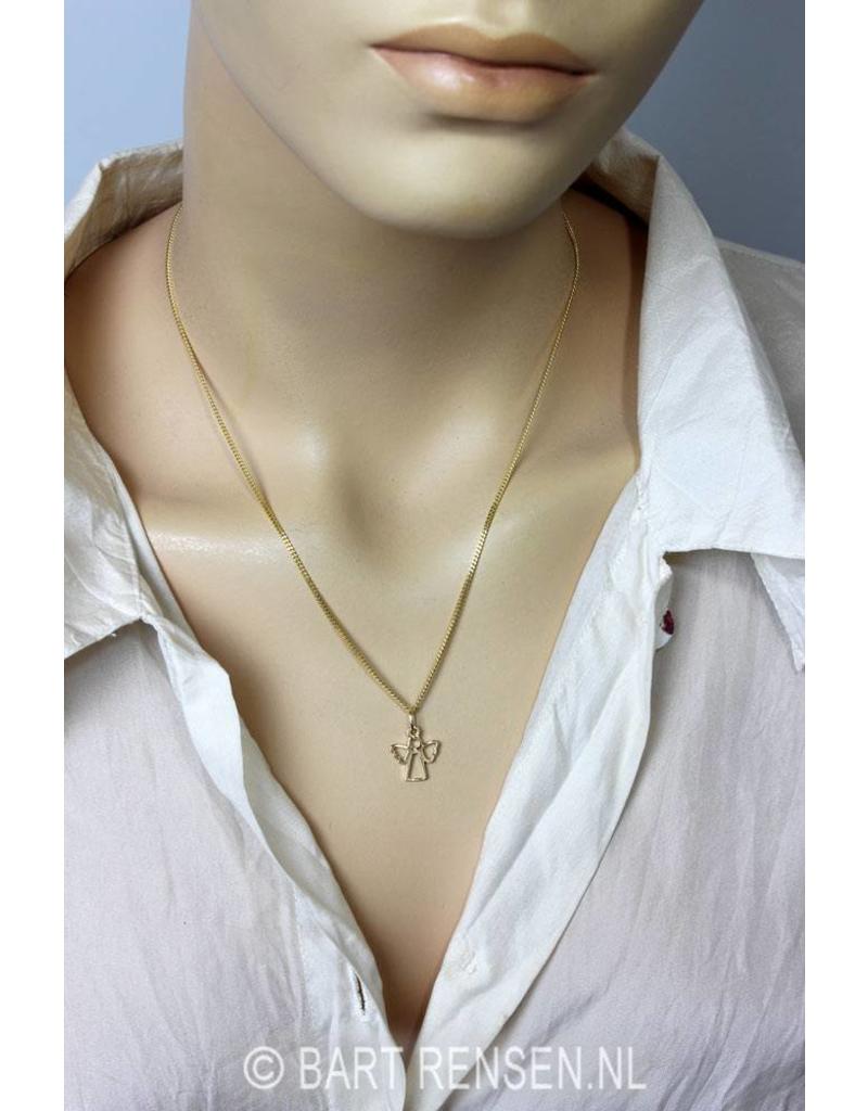 Angel pendant - 14 crt gold
