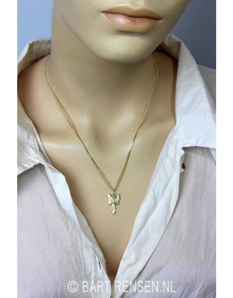 Angel pendant - 14 crt gold