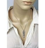 Snakes pendant - sterling silver