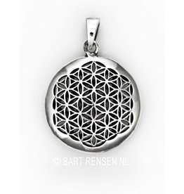 Silver Flower of Life pendant