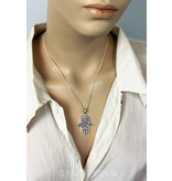 Hand of Fatima pendant - sterling silver