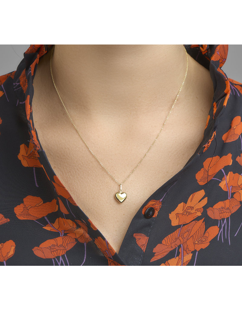 Heart pendant - 14 carat gold