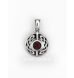 Celtic pendant with stone