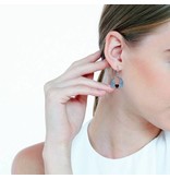 Winged Heart Earrings - sterling silver