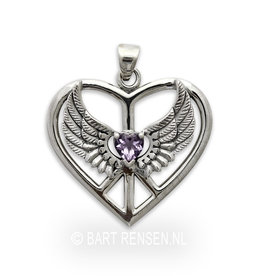 Winged Heart pendant