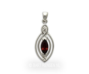 JO WISDOM 925 Sterling zilveren paar hart hanger ketting voor vrouwen