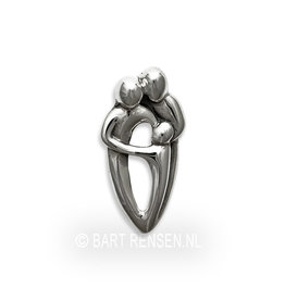 Parents and Child pendant - silver