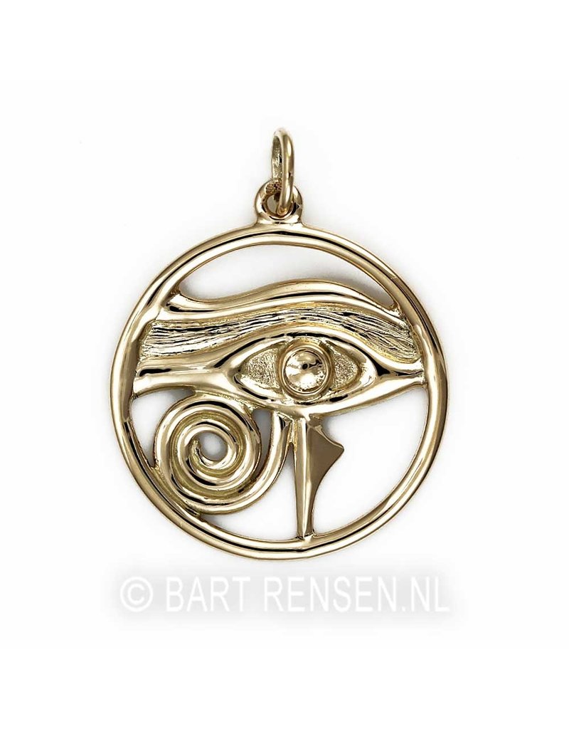 Horus-eye pendant - 14 carat gold