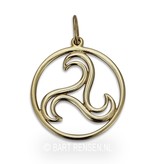 Triskel pendant - 14 carat gold