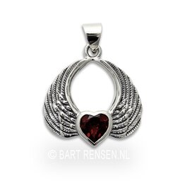 Winged Heart pendant