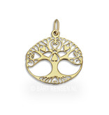 Tree of life pendant - 14 carat gold