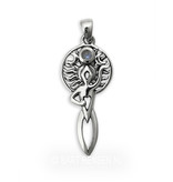 Goddess Pendant - sterling silver