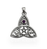 Triquetra pendant - sterling silver