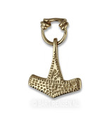 Thor's Hammer pendant - 14 carat gold