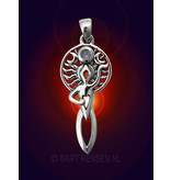 Goddess Pendant - sterling silver