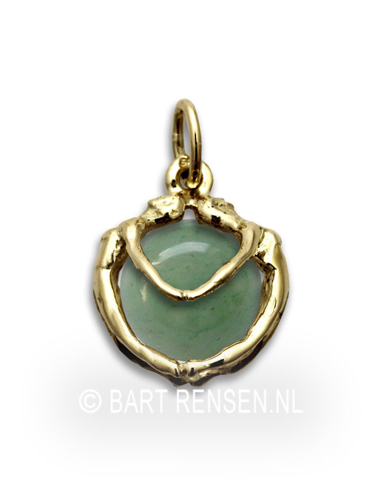 Women's friendship pendant - 14 carat gold