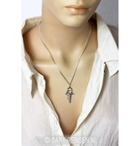 Ankh Hermes pendant - sterling silver