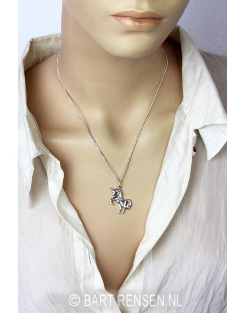 Unicorn pendant - sterling silver