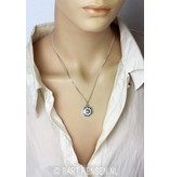 Zonnevlecht Chakra hanger - echt zilver