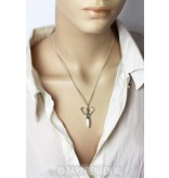 Protect Goddess pendant - sterling silver