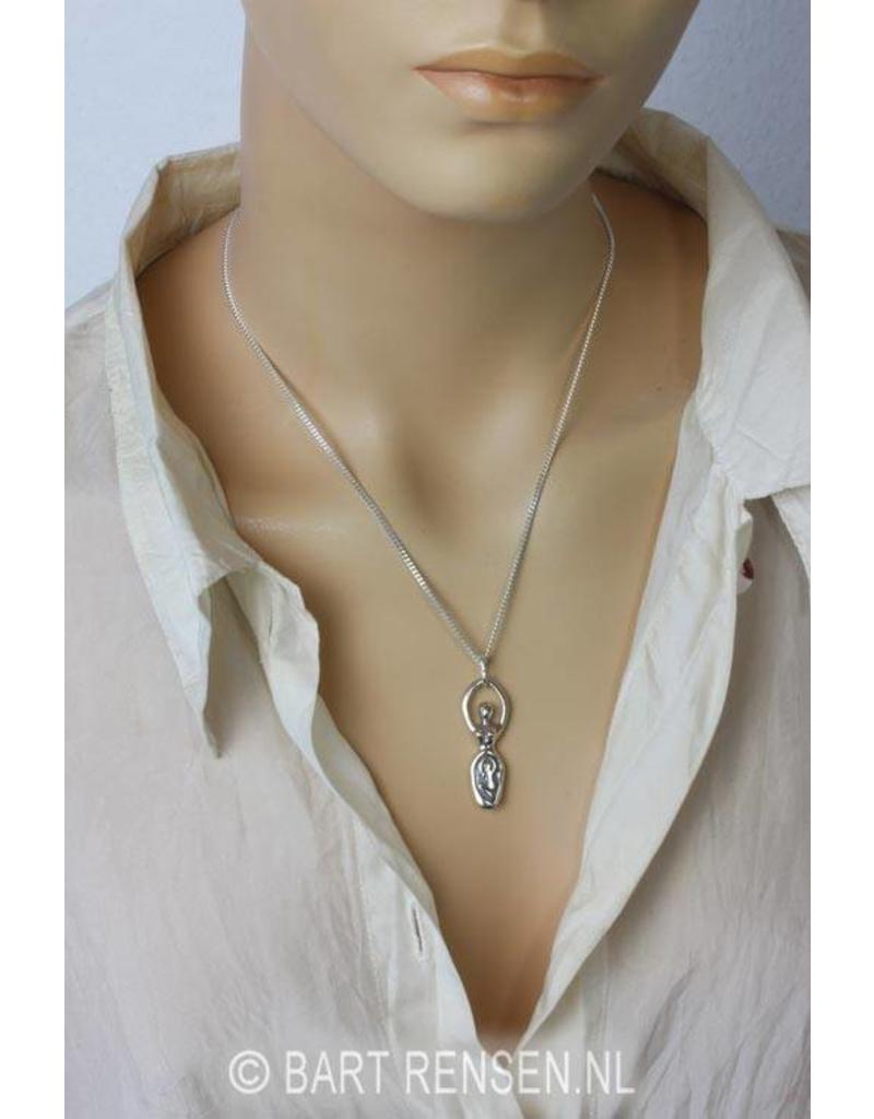 Moeder Godin hanger - echt zilver