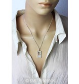 Meditation pendant - sterling silver