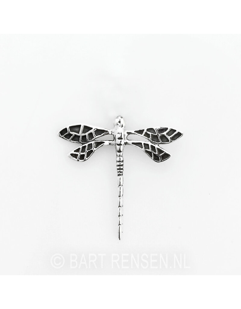 Dragonfly pendant - sterling silver
