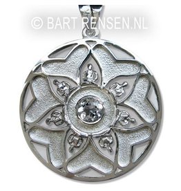 Mandala pendant - silver