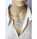 Mandala pendant - silver