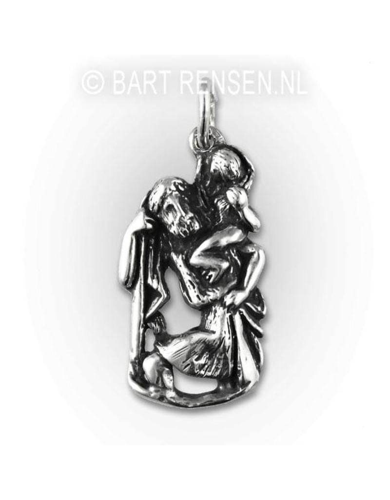 Christoffel hanger - echt zilver